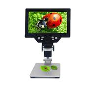 Kit d'accessoires pour microsc Microscope numérique G1200 électronique 1 2mp 7 Pouce LCD Afficher l'outil Loupe Lames de Microscope (Color : with Bbattery)