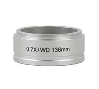 Kit d'accessoires pour microsc Microscope stéréo binoculaire trinoculaire Noir 8x-50x Zoom confocal continu Lames de Microscope (Color : 0.7X Lens)