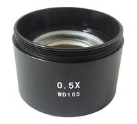 Kit d'accessoires pour microsc Objectif auxiliaire microscope stéréo 0.5x avec fil de montage de 1-7/8 pouces (M48mm) Lames de microscope
