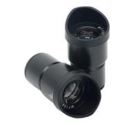 Kit d'accessoires pour microsc Paire large champ Wf10x 15x 20x Oculaires au microscope 3 0mm Avec une lentille grand angle de lunette Lames de microscope(WF10X)