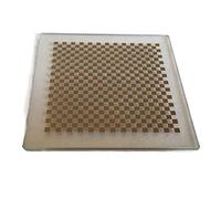 Kit d'accessoires pour microsc Plaque de Calibration de lentille correcte 1x1mm 2x2mm 3x3mm 4x4mm 5x5mm Lames de Microscope (Magnification : 1x1mm)