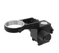 Kit d'accessoires pour microsc Stéréo Zoom Microscope Big Table Stand 76mm Dia Réglable Stand Gear Accessoires Lames de microscope(76mm black holder)