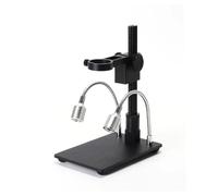 Kit d'accessoires pour microsc Support portatif de support de Microscope d'usb d'alliage d'aluminium for la réparation de Microscope Lames de microscope(35mm with Light)
