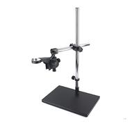 Kit d'accessoires pour microsc Table Microscope réglable Support du Support de Travail + Porte-Anneau 50 mm + Bras métallique réglable Multi-axe Lames de Microscope (Color : Swivel Bracket 2)