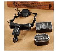 Kit d'accessoires pour microsc Verre loupe à tête Haute définition 20x avec LED Loupe lumières Lames de Microscope