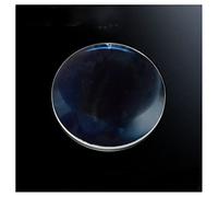 Kit d'accessoires pour microsc Verre optique hémisphère plano lentille convexe avec antireflet LED Lentille de condensation Lames de microscope(80mmF200mmT2.8mm)