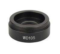 Kit d'accessoires pour microsc Vidéo Industrielle Microscope monoculaire C-Mount Lens 9 0X 180x 300x Loupe Zoom continu Lames de Microscope (Color : WD105 Objective Lens)