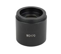 Kit d'accessoires pour microsc Vidéo Industrielle Microscope monoculaire C-Mount Lens 9 0X 180x 300x Loupe Zoom continu Lames de Microscope (Color : WD170 Objective Lens)