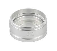 Kit d'accessoires pour microsc WD165 WD30 0,5x 2x Microscope stéréo binoculaire Microscope Barlow Lens 1-7/8 "(48 mm) Fil de montage Lames de microscope(0.5X)