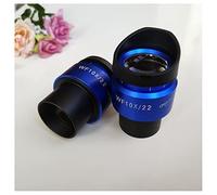 Kit d'accessoires pour microsc Wf10x 2 2mm Blue Blue Zoom Microscope stéréo réglable Lentille d'oculaire 30mm avec protège-yeux en caoutchouc Lames de microscope(Quantity 2pcs)