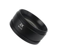 Kit d'accessoires pour Microscope WD165 0,3X 0,5X 0,7X 1X 2X Lentille de Barlow Accessoires pour lentilles de Microscope stéréo Objectif auxiliaire Filetage 48 mm Lames de microsco
