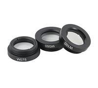 Kit d'accessoires pour microscopes 30 0X 450x 600X Lentille C-Mount de Zoom continu monoculaire numérique 0. 7X-5.6X Lentille d'agrandissement Lames de Microscope (Color : 3Pcs)