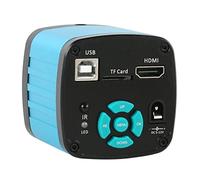 Kit d'accessoires pour microscopes 4 8MP 4K 1080P USB Caméra Microscope vidéo 6-60 mm Big Visual Focus Focus Zoom Zoom Lens Cantilever Stand Lames de Microscope (Color : C)