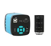 Kit d'accessoires pour microscopes 4 8MP 4K 1080P USB Caméra Microscope vidéo 6-60 mm Big Visual Focus Focus Zoom Zoom Lens Cantilever Stand Lames de Microscope (Color : B)