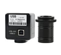 Kit d'accessoires pour microscopes 5MP USB Microscope vidéo numérique électronique Caméra 0,5X oculaire C-Mount 23,2 mm Adaptateur 30/30,5 mm Anneau Lames de Microscope (Color : D)