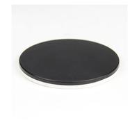 Kit d'accessoires pour microscopes Base de Microscope stéréo, planche de travail noire, étape de chargement de travail, diamètre rond en plastique 60mm 75mm 95mm Lames de microscope (Size : 75mm)