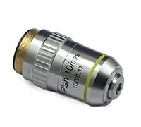 Kit d'accessoires pour microscopes Lentille de Microscope Biologique 4X 10x 20x 40x 60x 100x RMS Thread 160/0.17 Lames de Microscope (Color : Type B 10X)