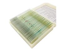 Kit d'accessoires pour microscopes Microscope préparé Glisse de Verre Biologique de Plante Animale Biologique for 12 50 100 Lames de Microscope (Color : 25 Pieces)