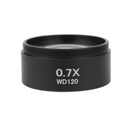 Kit d'accessoires pour microscopes Microscope trinoculaire stéréo, lentille de Barlow, WD30 WD165 WD120 0,3x0,5x0,7x0,75x1x1,5x2x Lames de microscope (Size : 0.7X)