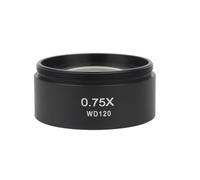 Kit d'accessoires pour microscopes Microscope trinoculaire stéréo, lentille de Barlow, WD30 WD165 WD120 0,3x0,5x0,7x0,75x1x1,5x2x Lames de microscope (Size : 0.75X)