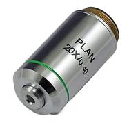 Kit d'accessoires pour microscopes Professionnelle 4X 10x 20x 40x 60x 100X Objectif Objectif 195 Objectifs achromatiques for Le Microscope Lames de Microscope (Color : 20X)