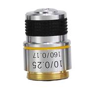 Kit d'accessoires pour microscopes RMS 20. 2 mm 4X 10x 40X Lentille Objective achromatique for Biologique Lames de Microscope (Warna : 10X)