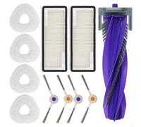 Kit d'accessoires pour NARWAL pour FREO X Ultra pour robot aspirateur Narwal J4 J4 Lite, brosses latérales, brosse centrale, filtre et serpillère, accessoires de rechange pour un nettoyage en