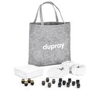 Kit d'accessoires pour nettoyeur vapeur - DUPRAY - Pack Pro 24 accessoires - Brosses nylon/laiton/acier - Chiffons lavables