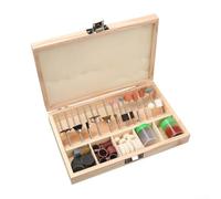 Kit d'accessoires pour outils rotatifs - 100 pièces - Kit de polissage pour meulage et dérouillage - Compatible avec mini perceuses