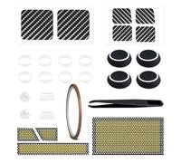 Kit d'accessoires pour pont vapeur, comprend un autocollant pour pavé tactile, un couvercle de filtre à poussière, des capuchons de pouce pour pont vapeur, des bouchons anti-poussière en silicone, un