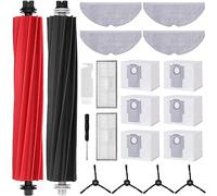 Kit d'accessoires pour Roborock S8 Pro Ultra, 6 Sacs à Poussière, 1 Brosse à Rouleaux Principale, 4 Brosses Latérales, 2 Filtres, 4 Chiffons de Serpillère Accessoires