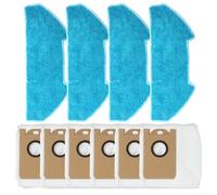 Kit d'accessoires pour robot aspirateur avec chiffon et sac à poussière pour Vozascly R10 Débit d'air constant et performance de piégeage de la poussière