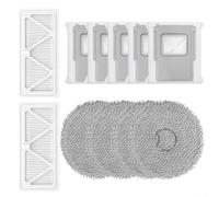 Kit d'accessoires pour robot aspirateur compatible avec DJI pour ROMO S/A/P, comprend des brosses latérales, des filtres à haute efficacité, des chiffons en microfibre et des sacs à poussière jetables