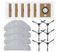 Kit d'accessoires pour robot aspirateur ILIFE A30 Pro avec brosses latérales, serpillères, sacs à poussière, pièces de rechange