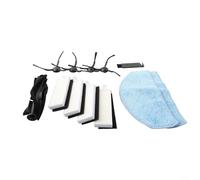 Kit d'accessoires pour robot aspirateur Laresar Evol 3 Convient pour Honiture pour G20 et G20 Pro Comprend une brosse à rouleau, 4 filtres, des brosses latérales, des chiffons et une brosse de