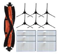 Kit d'accessoires pour robot aspirateur Uninell UR3 avec brosse principale, 6 brosses latérales et 4 filtres pour enlever efficacement la saleté, la poussière et les débris de différentes surfaces