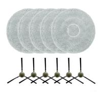 Kit d'accessoires pour robot Lefant For M3 avec 6 brosses latérales et 5 chiffons lavables pour nettoyer les sols en profondeur