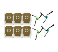 Kit d'accessoires pour Roomba Max 705 pour Combo et 706 pour aspirateurs robots Combo avec 4 brosses latérales et 6, 8 ou 10 sacs à poussière pour un nettoyage en profondeur des coins et une
