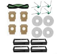 Kit d'accessoires pour Roomba Plus 415X 415 515 575 516 576 pour Combo | Comprend une brosse à rouleau principale, des filtres HEPA, des sacs à poussière, des serpillères et des brosses latérales