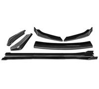 Kit D'accessoires pour X1 F48 2016 2017 2018 2019 Séparateurs Pare-Chocs Avant Becquet Extensions Jupes Latérales Angle D'enroulement Arrière(Carbon Fiber Look)