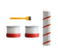Kit d'accessoires pour Xiaomi Dreame V9 Robot - Pièces de rechange d'aspirateur 1 Pcs Brosse à Rouleau 2 Pcs HEPA Filtre 1 Pcs Brosse de nettoyage