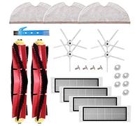 Kit d'accessoires pour Xiaomi Roborock S5 MAX S6 Pure S6 maxV E35 S5 S50 Pièces de rechange pour aspirateur Filtre HEPA noir Brosse latérale en tissu