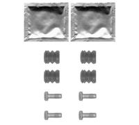 Kit D'Accessoires Selle de Freinage 10 Pièces HELLA Convient pour U.A Audi 100