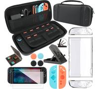 Kit d'accessoires Switch 2 pour Nintendo Switch 2 (2025),Ensemble Familial Kit d'accessoires Comprenant une Mallette de Transport,un Protecteur d'écran,une Housse de Protection,un Support,etc.