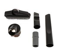 Kit d'accessoires universels pour aspirateur - 5 pièces avec adaptateur, suceur, brosses rondes et rectangulaires pour aspirateurs de 32 mm de diamètre
