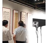 Kit d'accrochage de cadres avec poulies silencieuses pour galerie d'art et salon