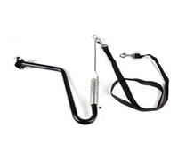 Kit d'Accroche Vélo pour Chien "Laisse" 48cm Noir Noir G