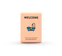 Kit d'Accueil pour Salle de Bain | Idéal pour Locations Saisonnières et Airbnb | Packaging Élégant et Compact - Parfum agréable | Complet et Prêt à l'Emploi