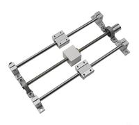 Kit d'actionneur linéaire avec double tige à vis T8 et support de rail linéaire 150/250/350 mm pour équipement d'automatisation industrielle (250 mm)