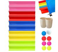 Kit d'Activités Team Building | Ensemble Portable avec Sac de Rangement | Activités de cohésion d'équipe - pour extérieur, Entreprise, Bureau, Parc, Terrain, Sports, école, Camp,